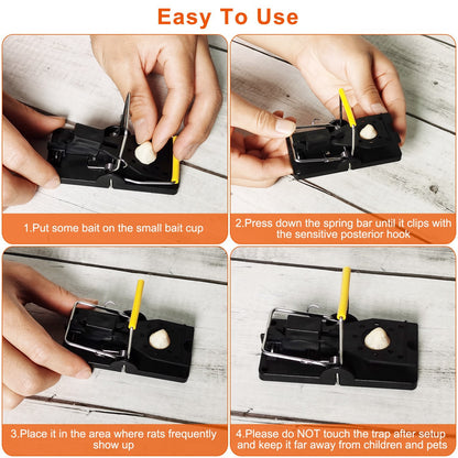 6-Pack Reusable Mouse Traps